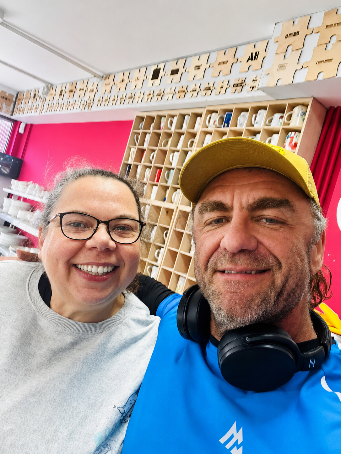 Rob and Nicole at the Cosham Community Kettle CIC, everyday community work in Portsmouth.
